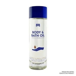 Body & Bath Oil – Coconut and Vanilla Scented – 200ml
